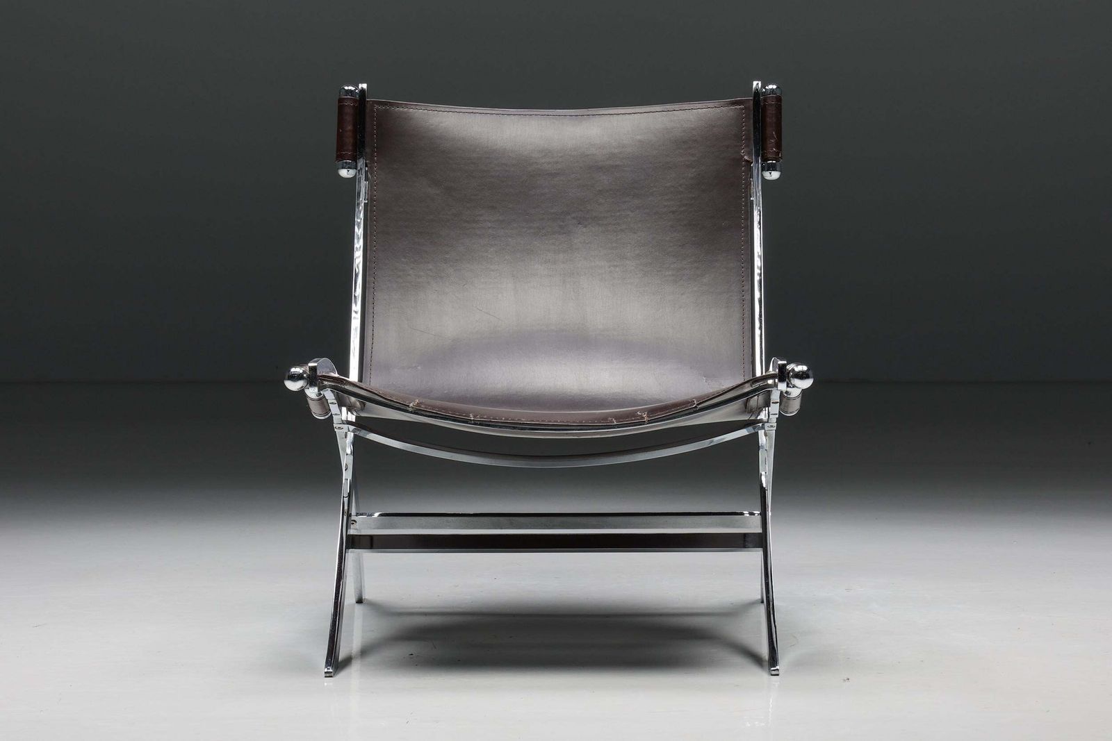 Ilva Design Lounge Chair Model Cuba, Burgundy Leather, Denmark, 2000s photo vinterior
