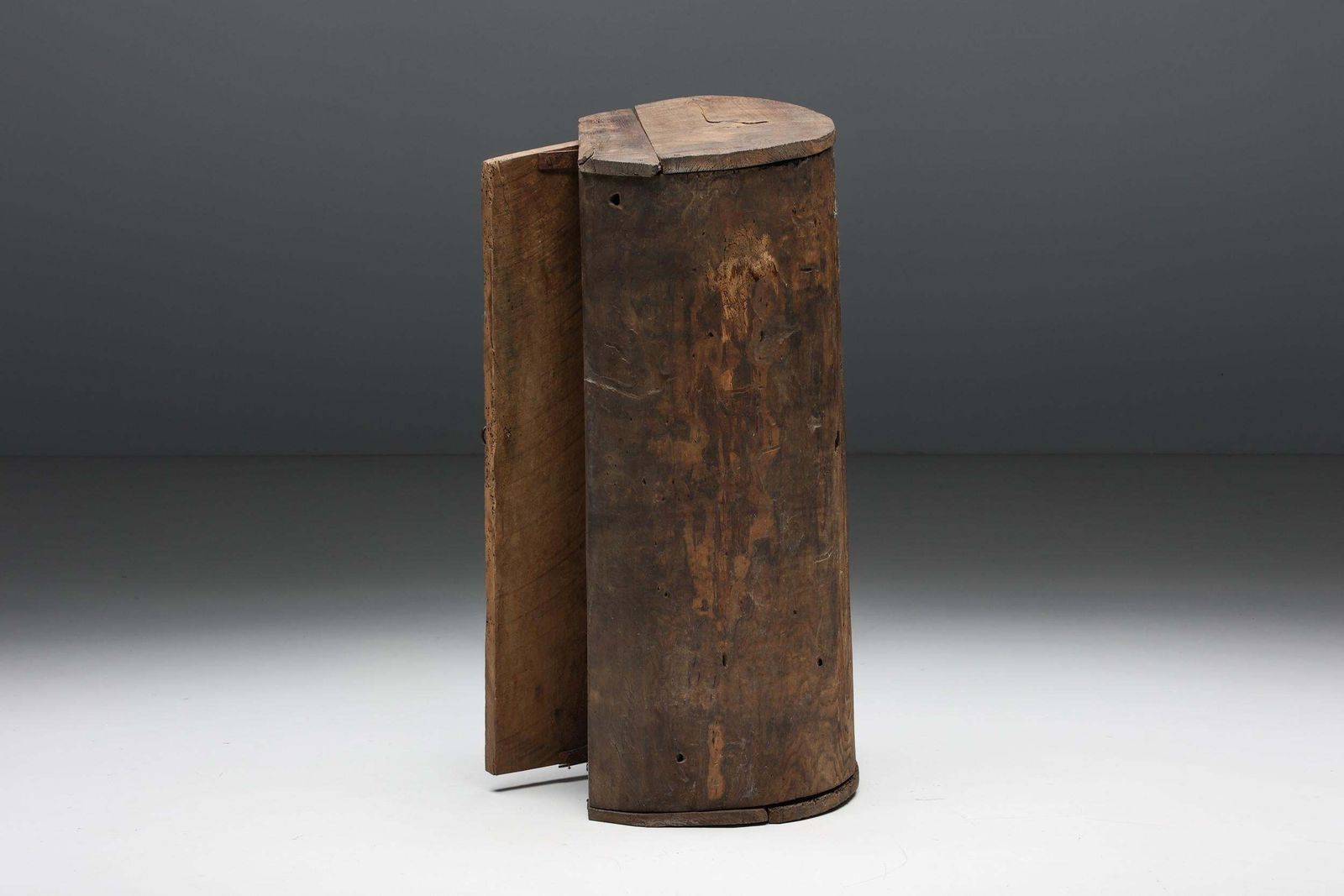 Art Populaire Monoxylite Cabinet, Ardèche, 19th Century photo vinterior