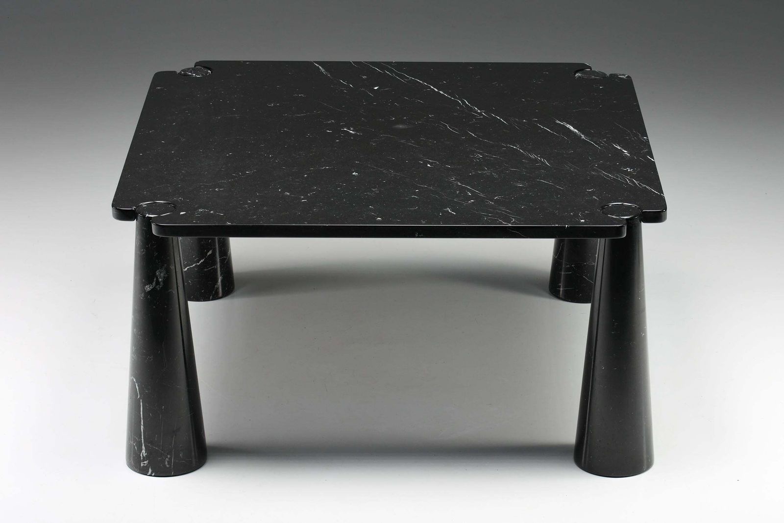 Mangiarotti 'Eros' Square Marble Dining Table, Italy, Post Modern, 1970's photo buy