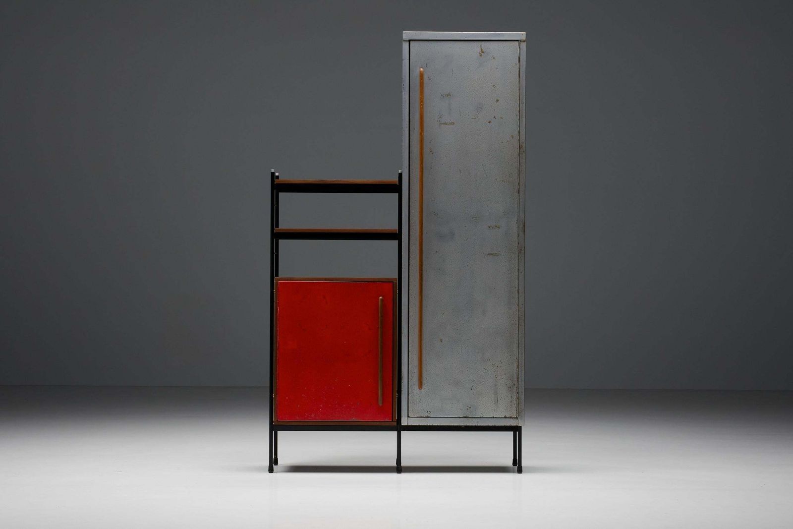 Cabinet By Willy Van Der Meeren & Eric Lemesre For Tubax, 1950's photo for sale