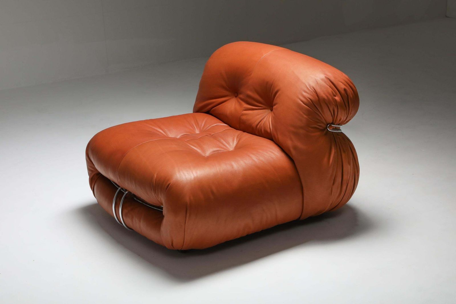 photo for sale Afra And Tobia Scarpa For Cassina 'Soriana' Pair Of Lounge Chairs, 1970's