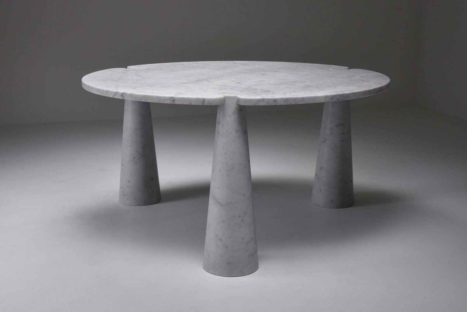 Angelo Mangiarotti 'Eros' Round Marble Dining Table, Italy, 1970s photo buy