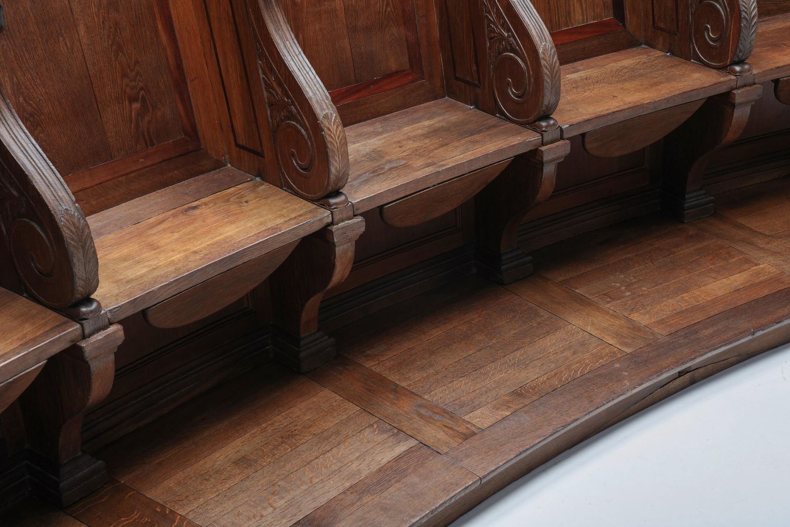 Flemish Oak Church Pew, Belgium, 18th Century photo buy