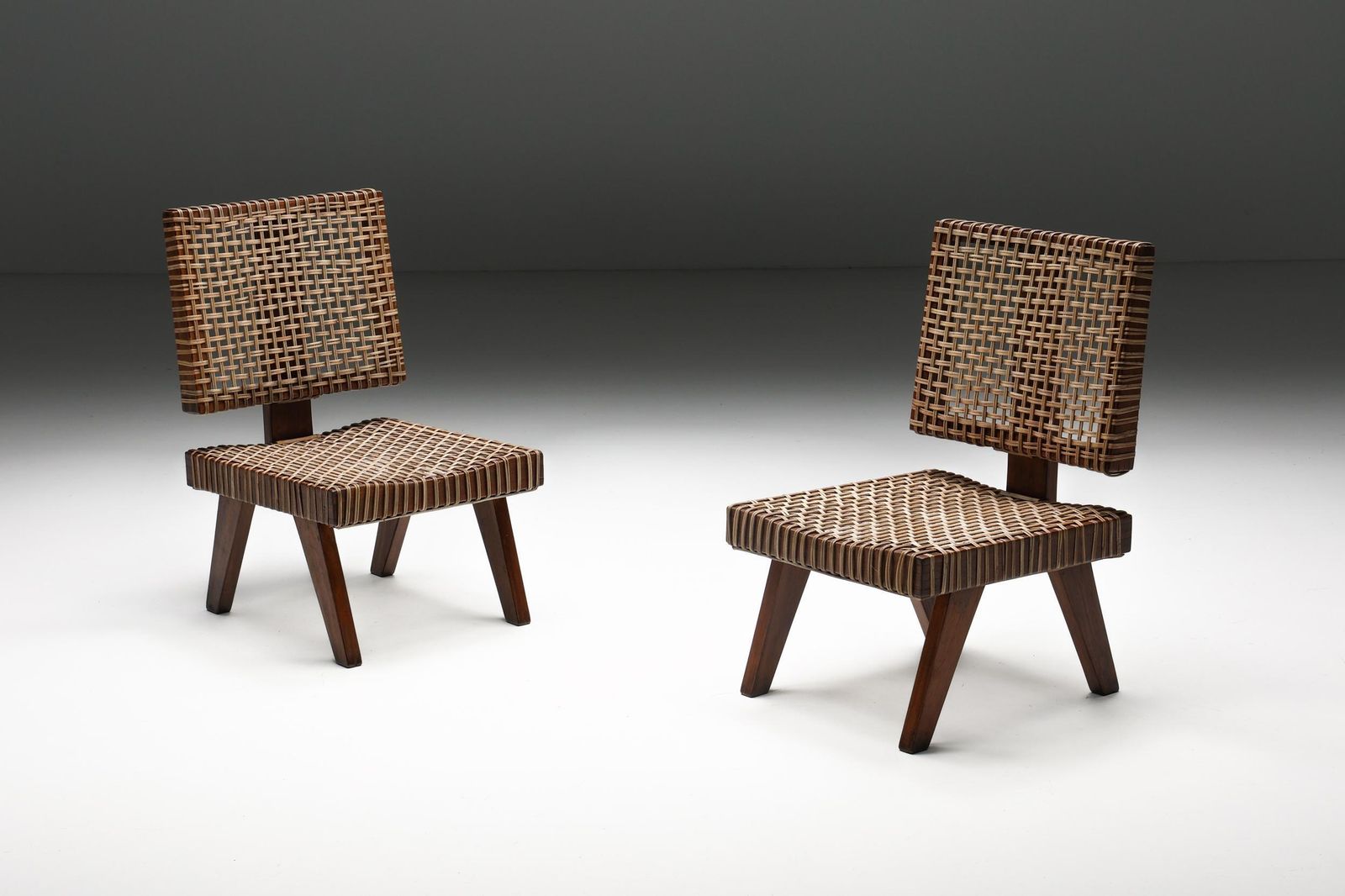 Pierre Jeanneret, Rare Armless Easy Chair, Chandigarh, 1955 photo furniture