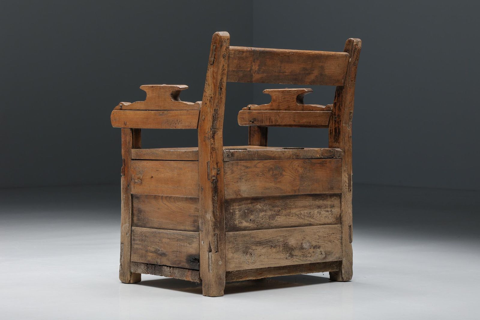 Wooden Armchair With Storing Space, France, 1872 photo furniture