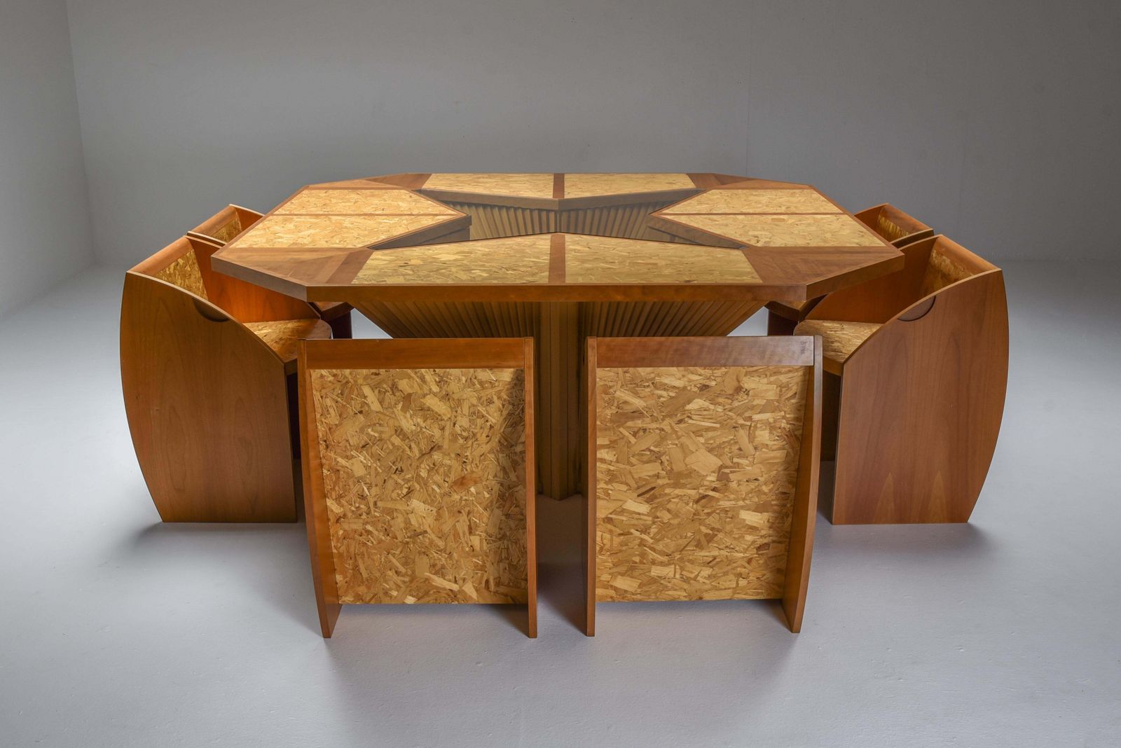 Italian Design Dining Room Set, Hollywood Regency, Vivai Del Sud Inspired, 1950s photo furniture