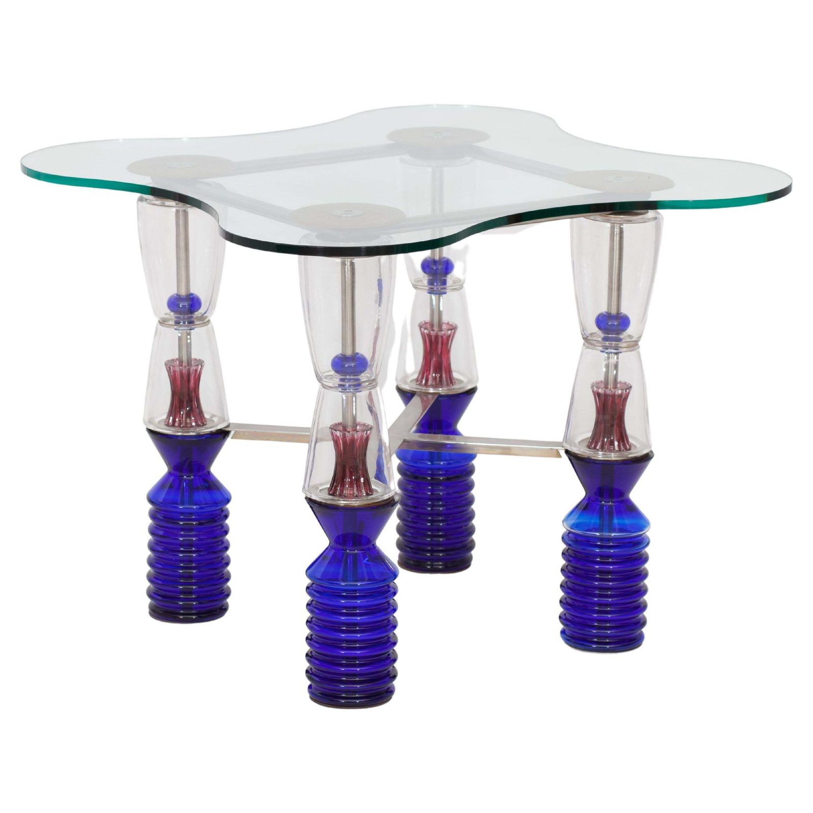 Van Praet & Val Saint Lambert One Of A Kind Crystal Gaming Table