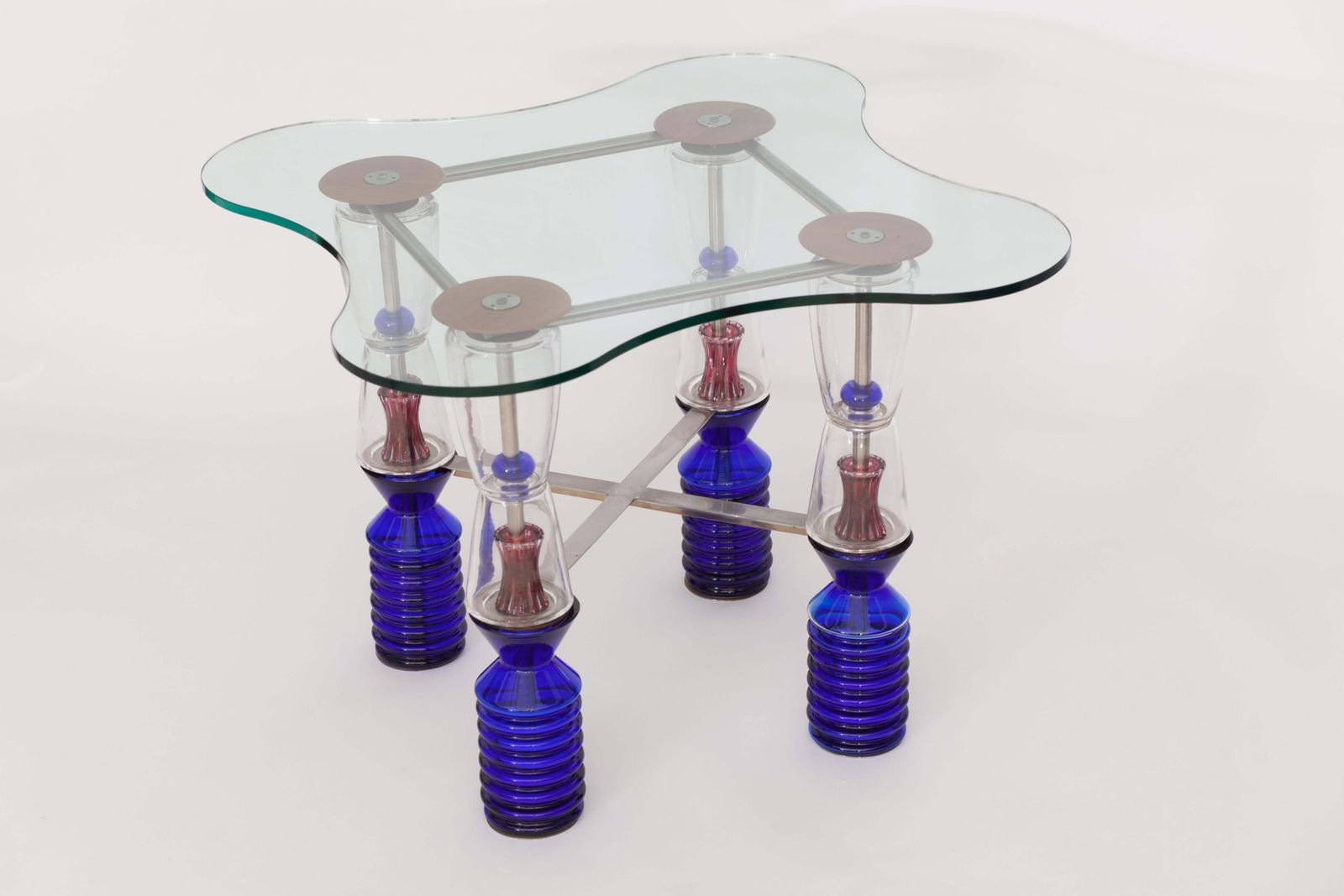 Van Praet & Val Saint Lambert One Of A Kind Crystal Gaming Table photo furniture