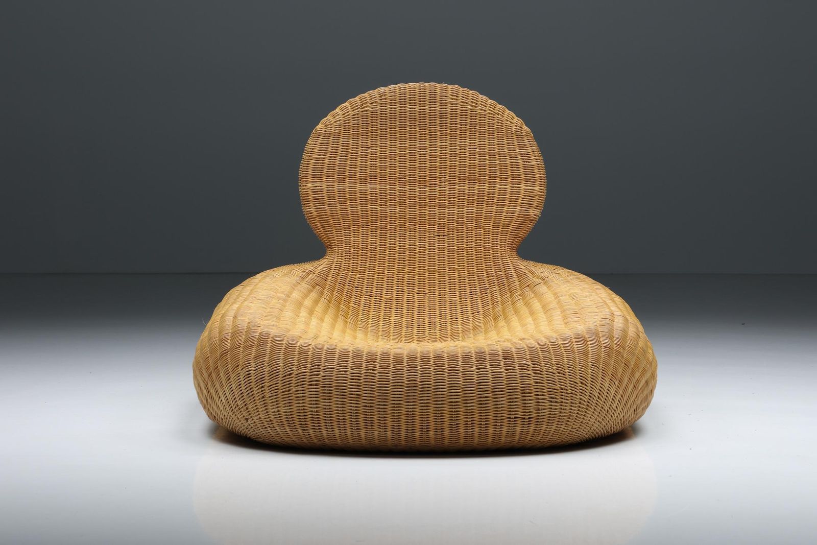 Ikea Produced Storvik Rattan Cane Wicker Lounge Chair By Carl öjerstam, 2000's photo for sale