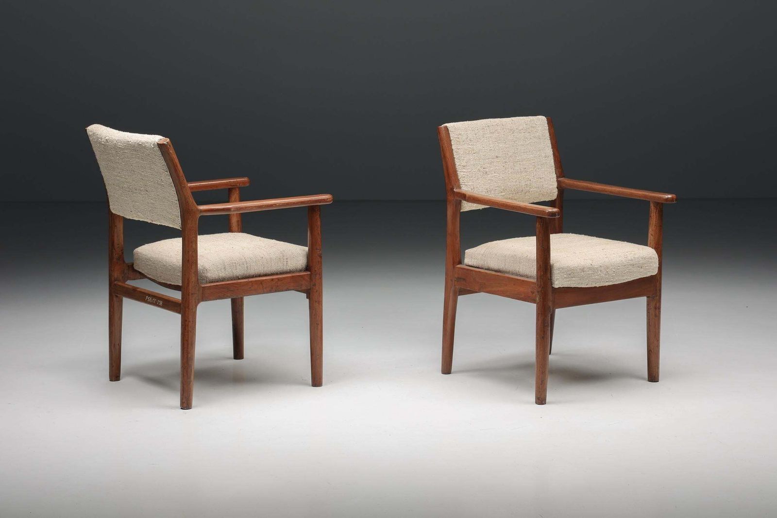 Pierre Jeanneret Chandigarh Psa Cc°315/166 Armchair, Chandigarh, 1950s photo Furniture