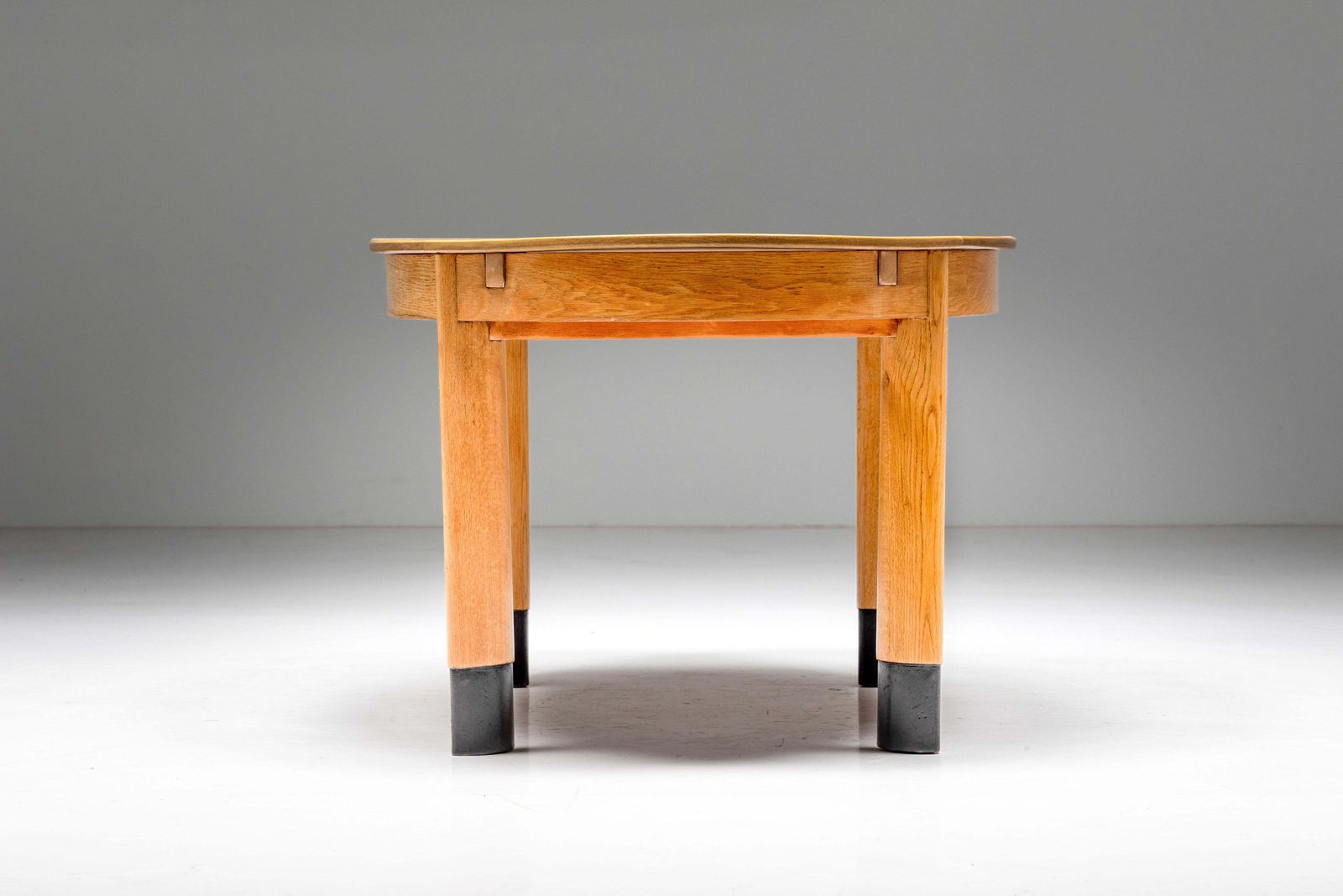 Rationalist Oval Dining Table In Oak, Holland, 1920s photo 5698.0