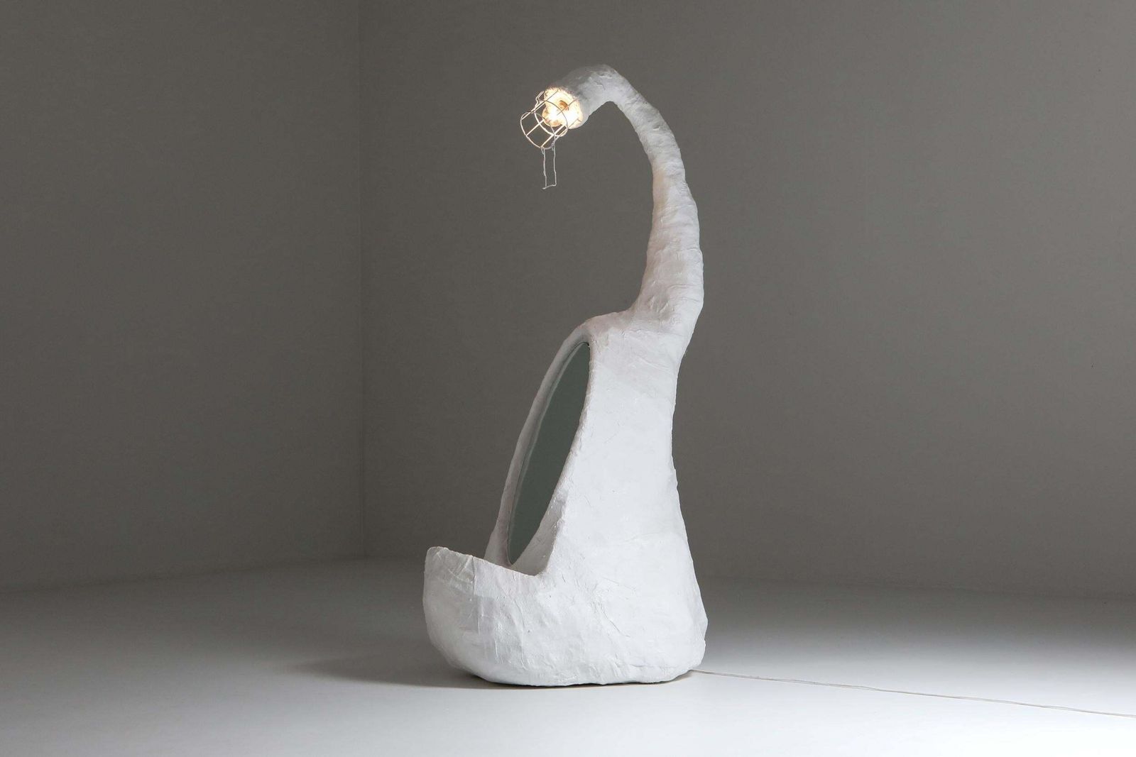Sculpture With Mirror Lamp By Decio For Everyday Gallery photo vinterior