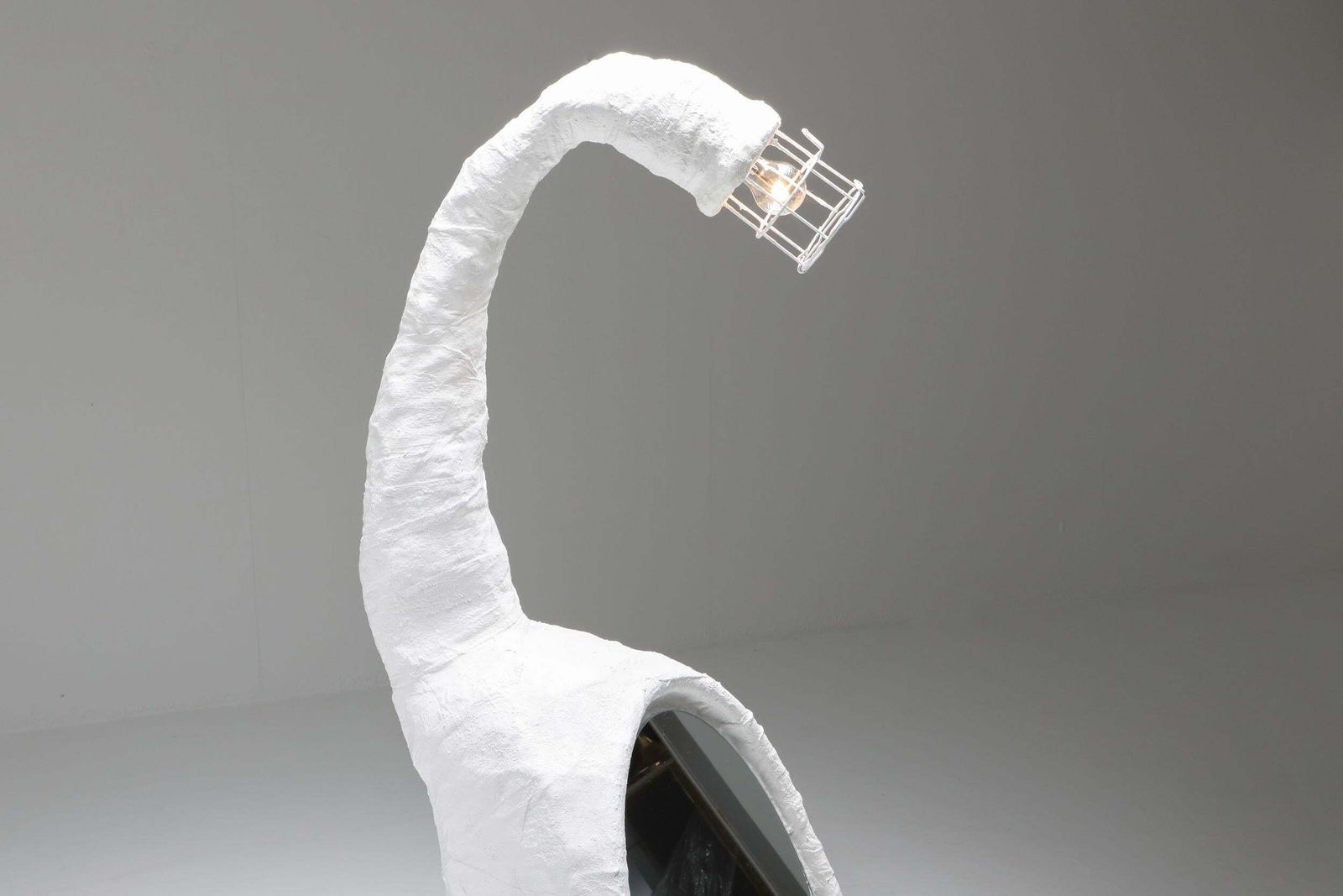 photo furniture Sculpture With Mirror Lamp By Decio For Everyday Gallery