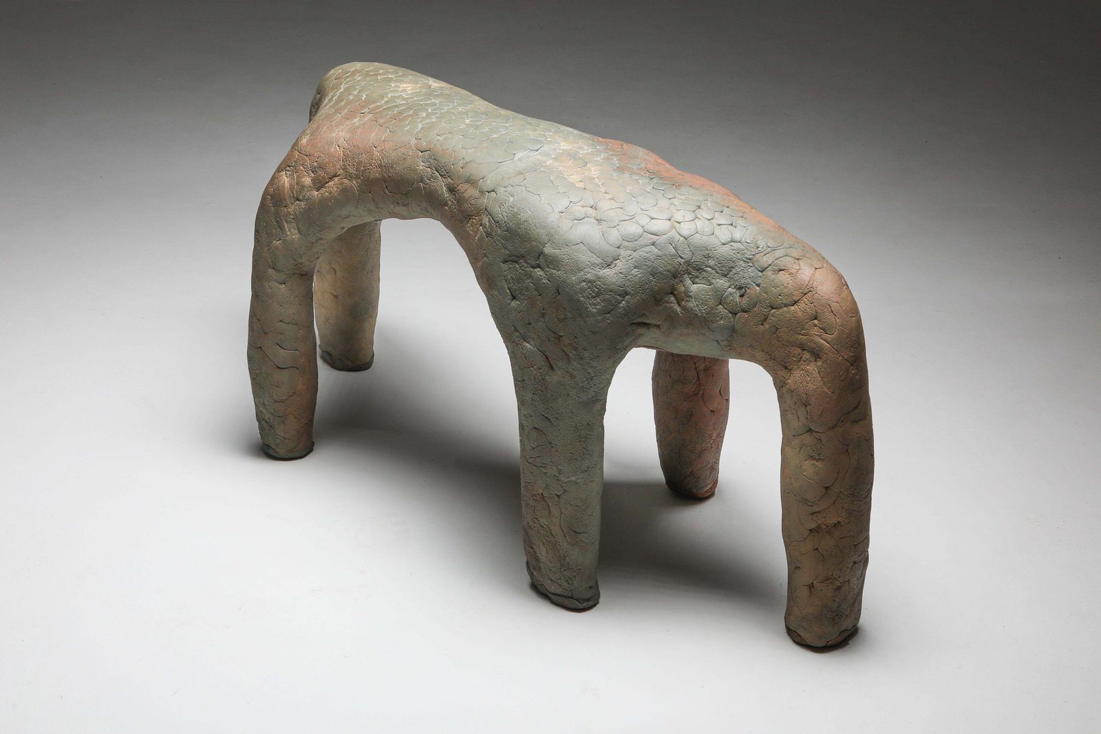 'Prosper & Prosper' Set Of Two Soft Low Benches By Elissa Lacoste, France, 2020 photo furniture