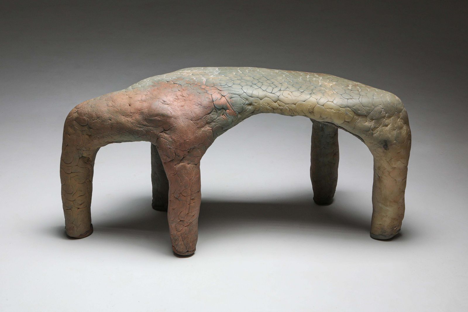 Furniture 'Prosper & Prosper' Set Of Two Soft Low Benches By Elissa Lacoste, France, 2020 photo