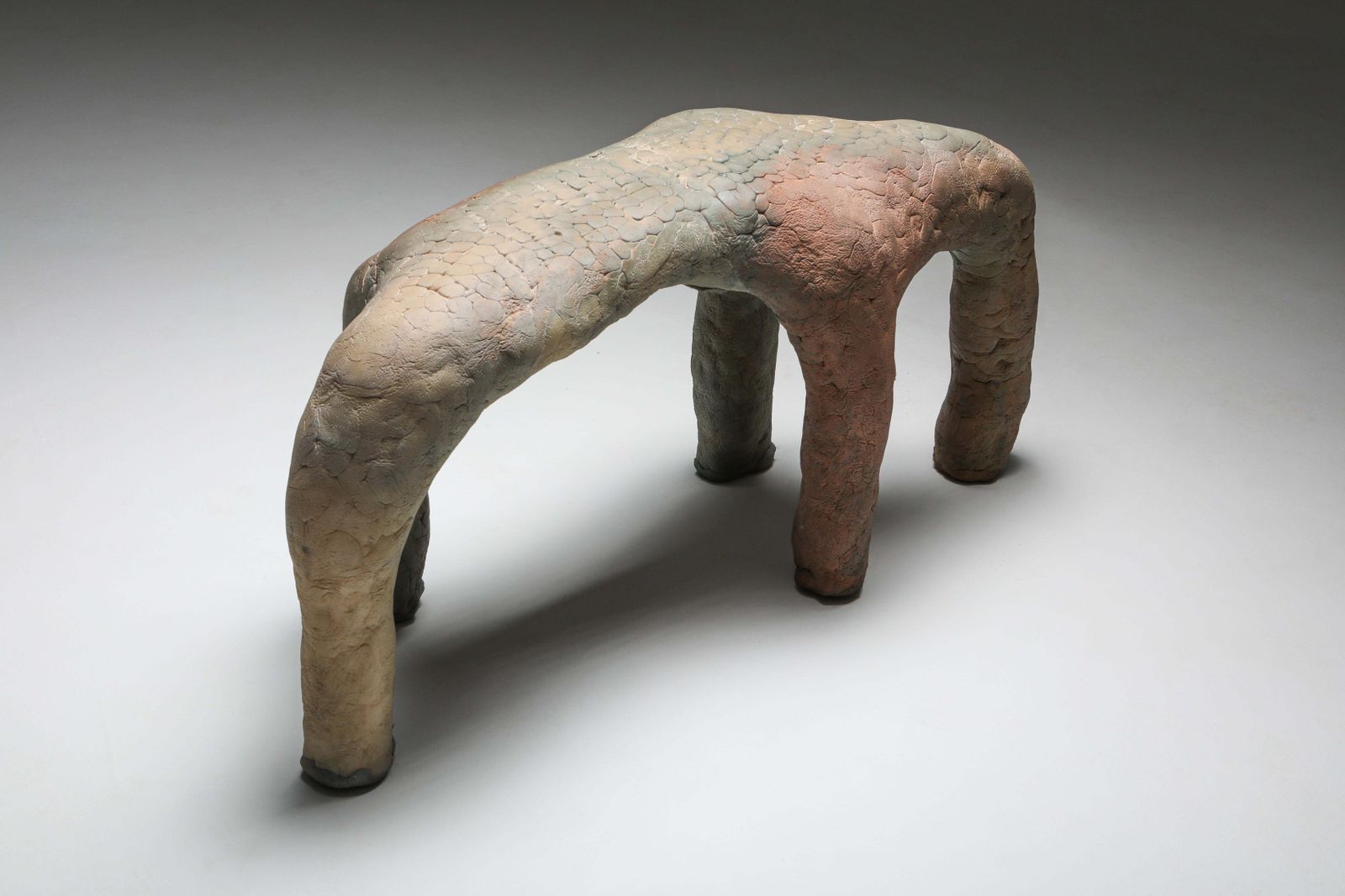 photo vintage 'Prosper & Prosper' Set Of Two Soft Low Benches By Elissa Lacoste, France, 2020