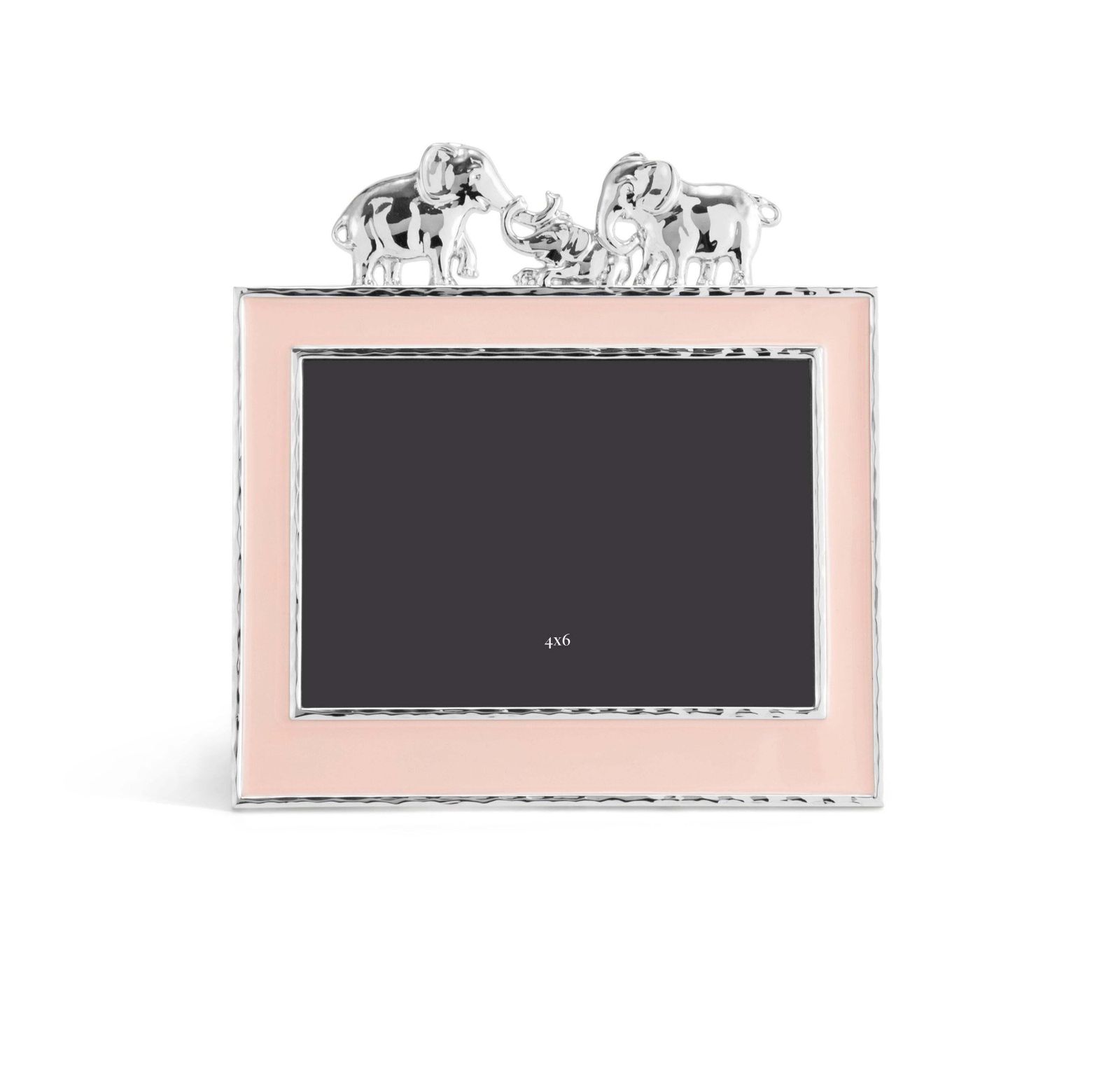 Silvered And Enamelled Metal Photo Frame, Small Size Model. photo for sale