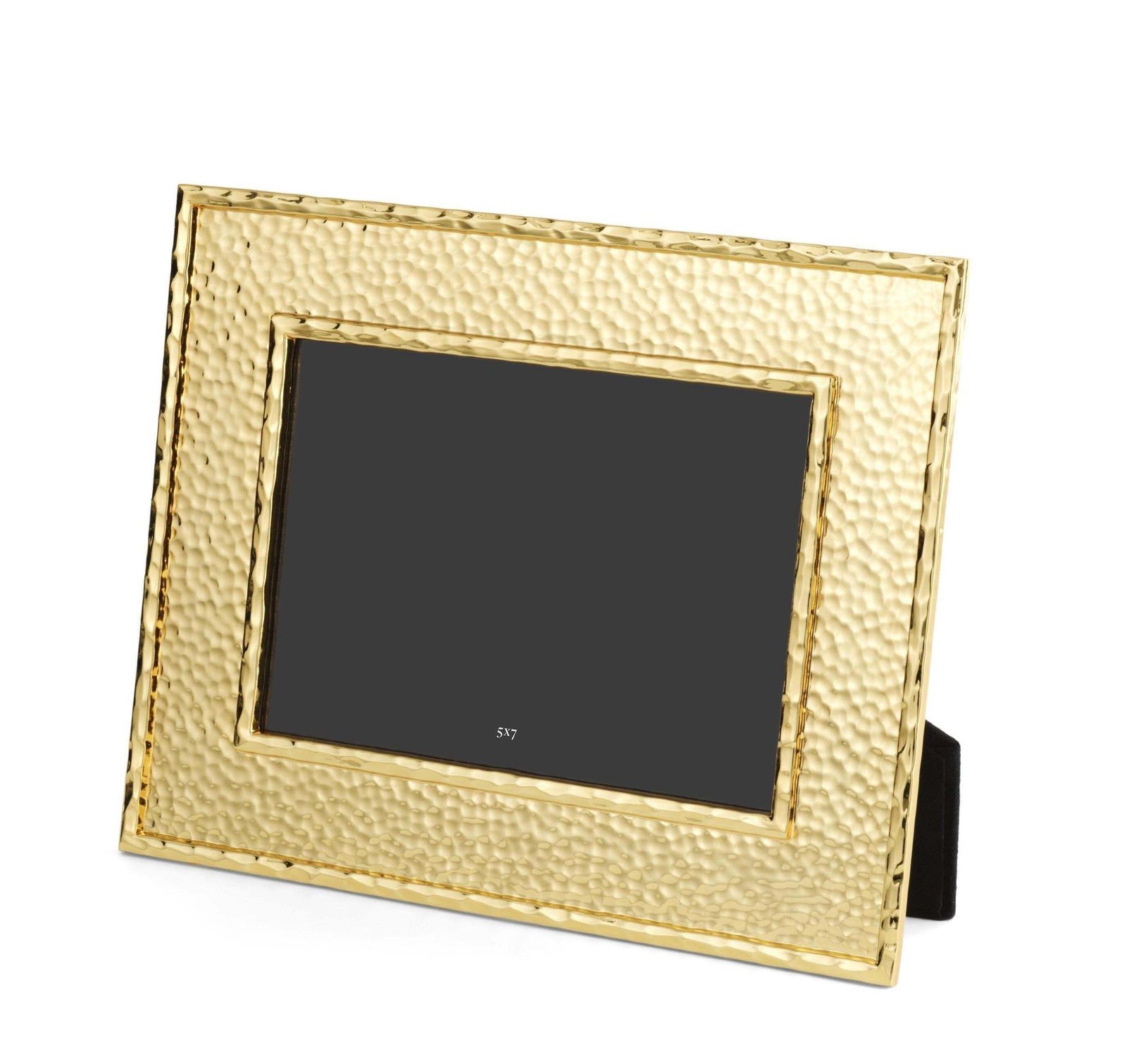 Contemporary Hammered Metal And Gold Medium Photo Frame. photo furniture