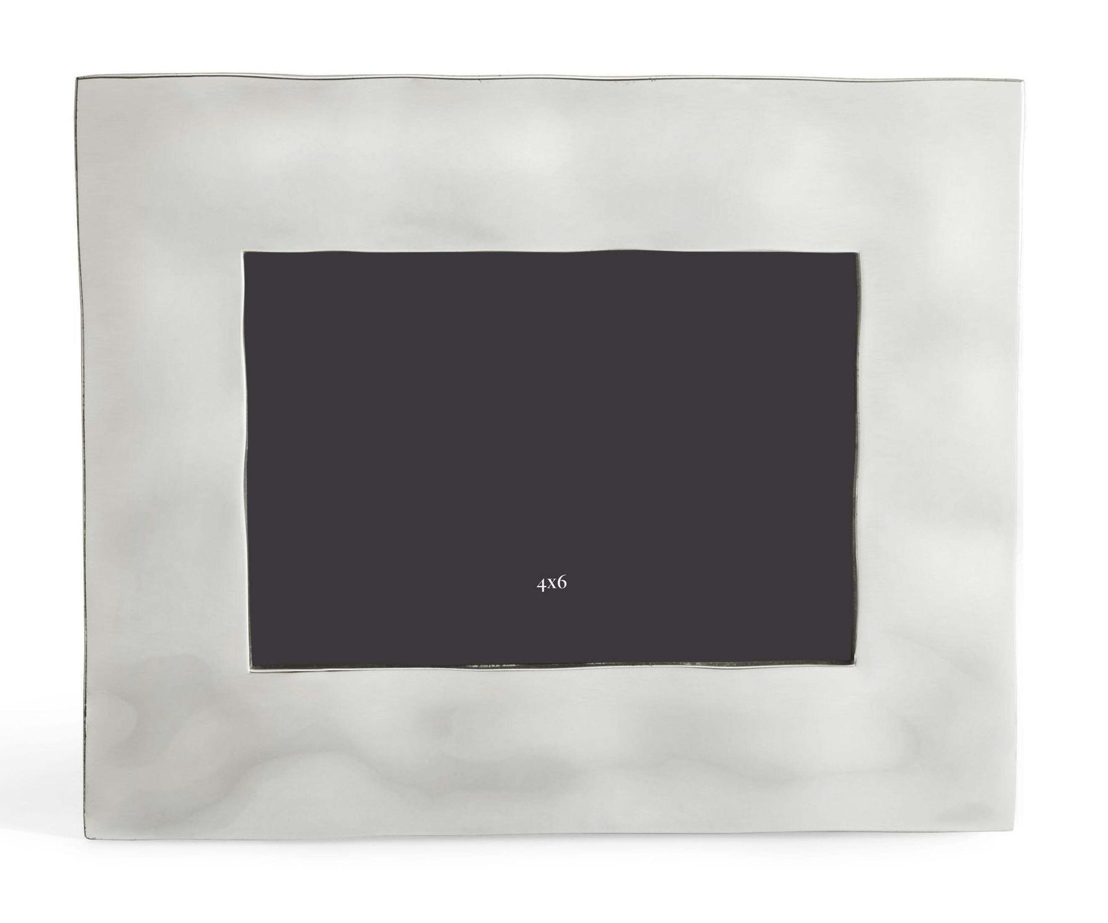 Reflective Photo Frame In High Quality Nickel Plated Sheet Metal, Small Model. photo for sale