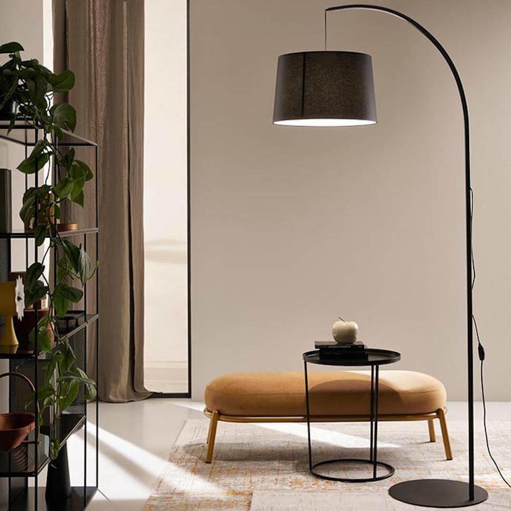 21st Century Large "Cloche" Floor And Metal Lamp photo for sale