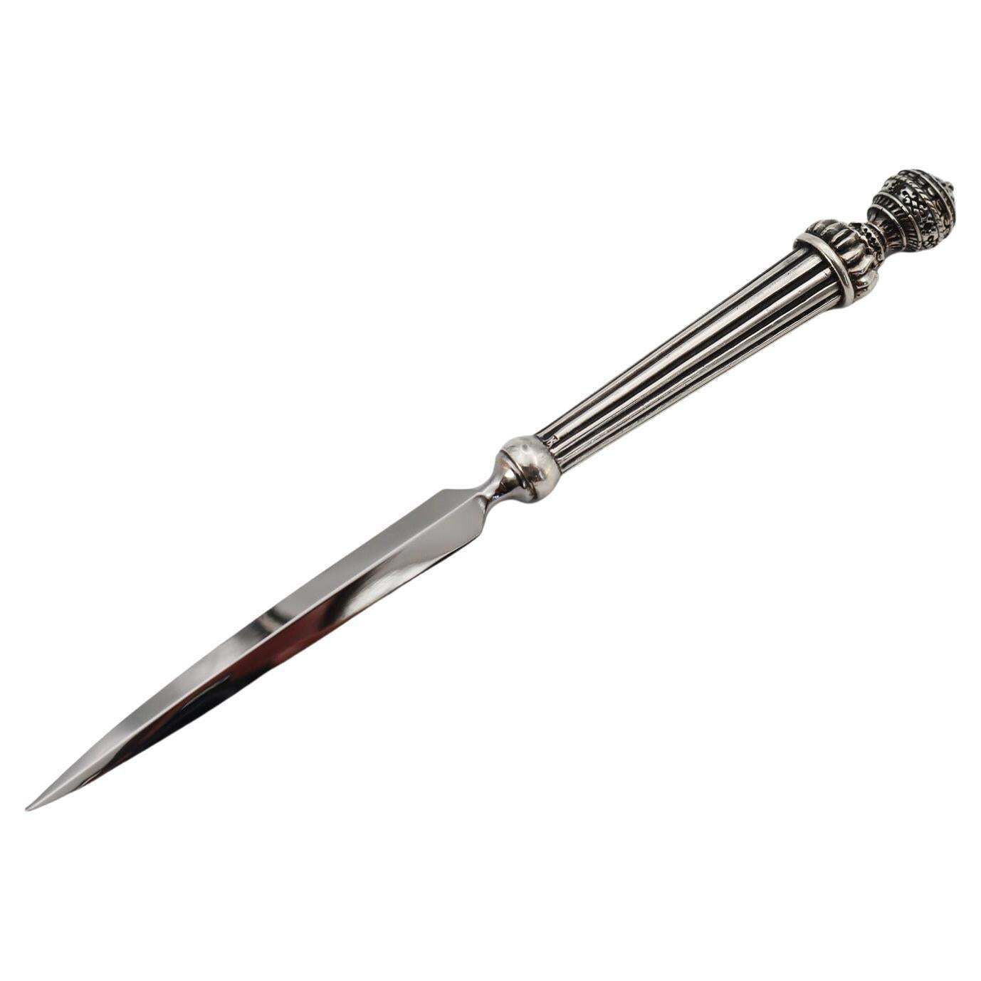 Letter Opener Or Paper Cutter In Silver Bronze