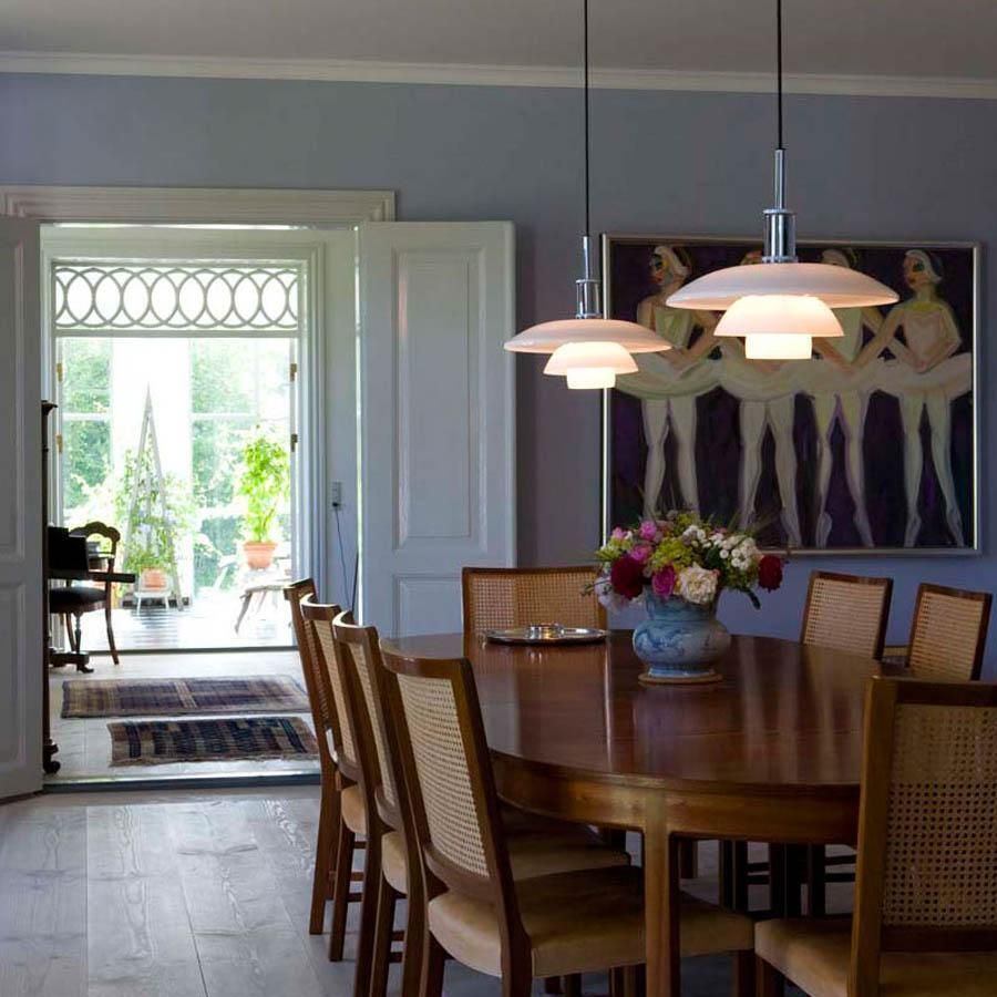 Louis Poulsen, Large Glass Pendant Light By Poul Henningsen photo for sale