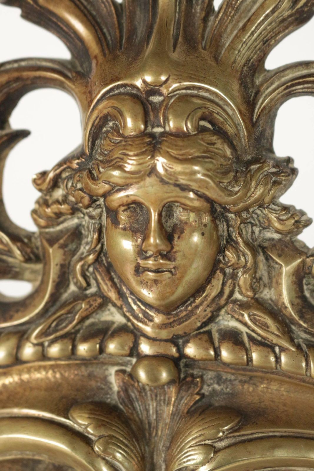 Important Vanity Mirror In Bronze Patine From The 19th Century photo 2526.0