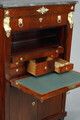Mahogany And Mahogany Veneer Consulat Commode And Secretary photo vintage