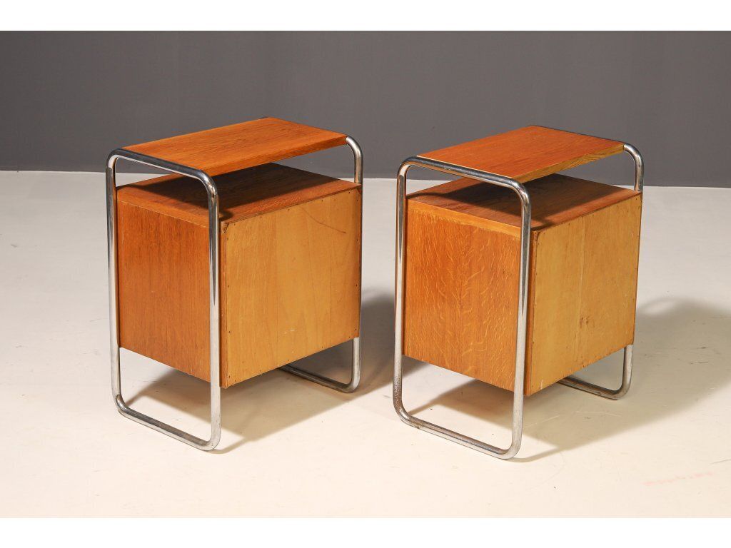 photo buy Pair Of Functionalist Nightstands | 1930s–1940s