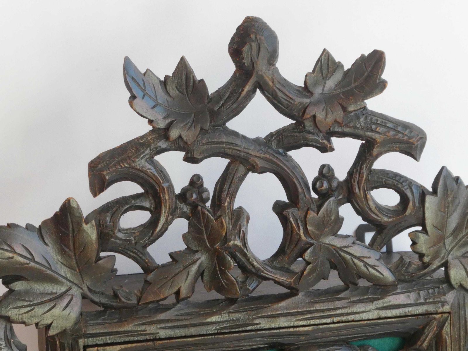 Antique Neo Renaissance Style Ornate Wooden Wall Cabinet, French Carved Apothecary With Greek Goddess, Medicine Cabinet photo 775.0