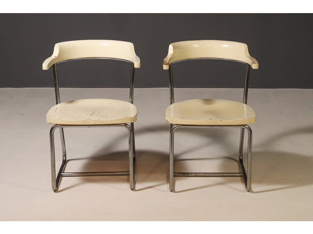 Bauhaus Armchairs Model K 16 By Robert Slezák, 1930s photo Furniture