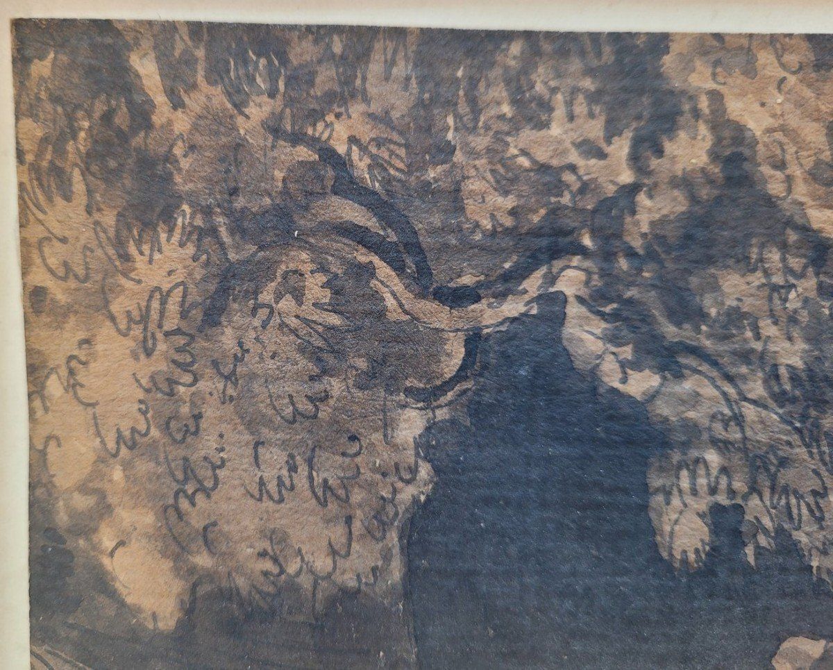 Attr. Constantine Of Aix, Animated Landscape With Roman Soldiers, 18th/19th Century photo vintage