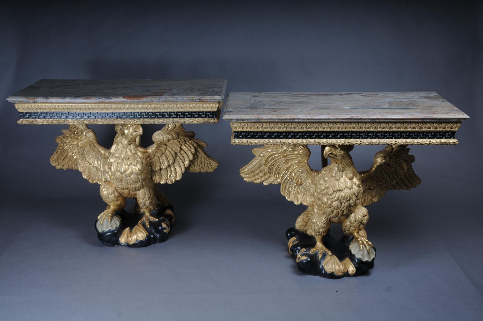 Pair Of Magnificent Eagle Consoles Designed By William Kent photo Furniture