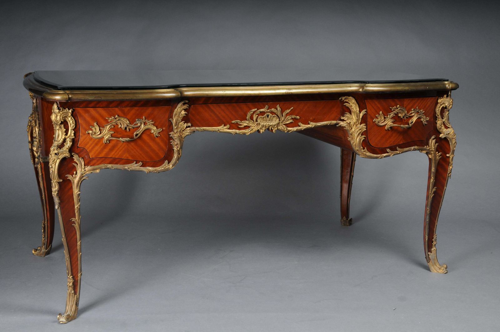 Royal French Bureau Plat In Louis XV Style After Francois Linke, Paris photo for sale