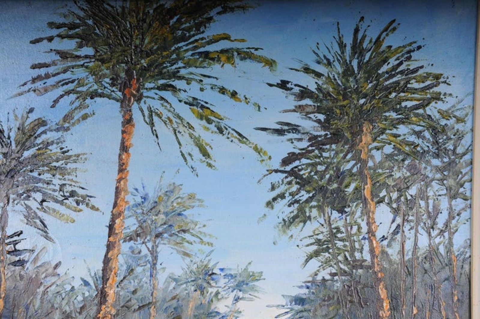Oriental Painter Oil Painting O. Birkholz photo furniture