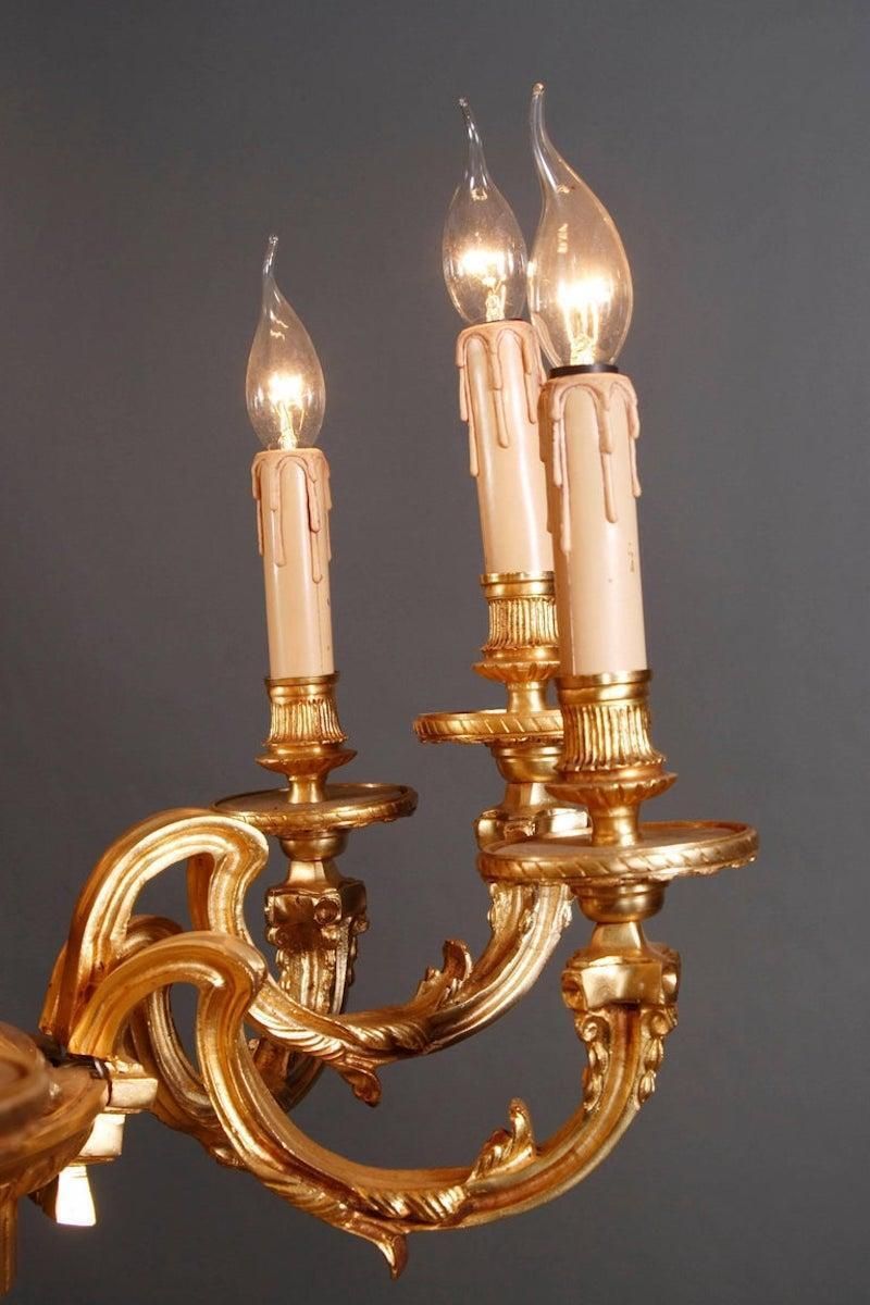 20th Century Louis XIV Style Chandelier photo vinterior