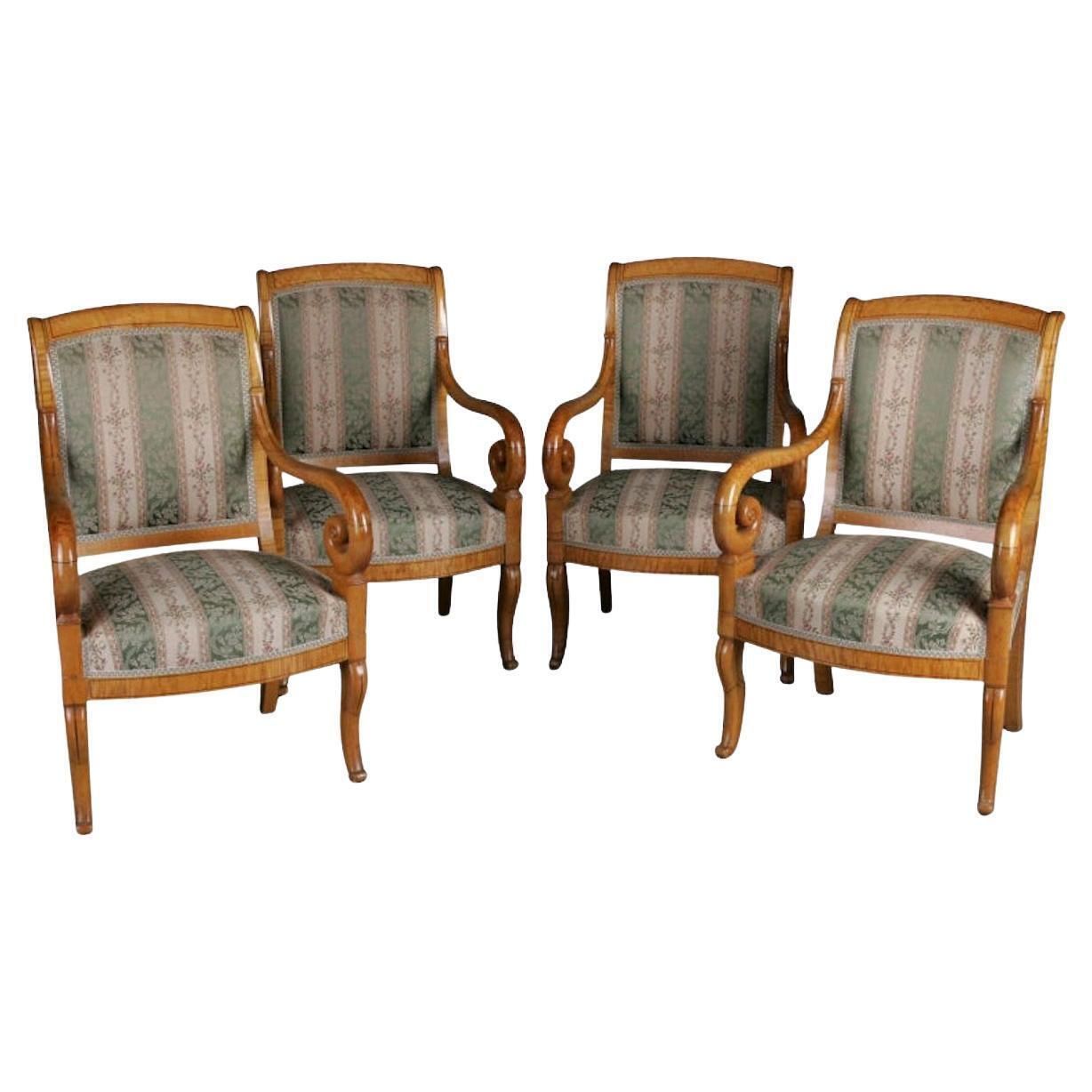 19th Century France Furnished Armchair Group