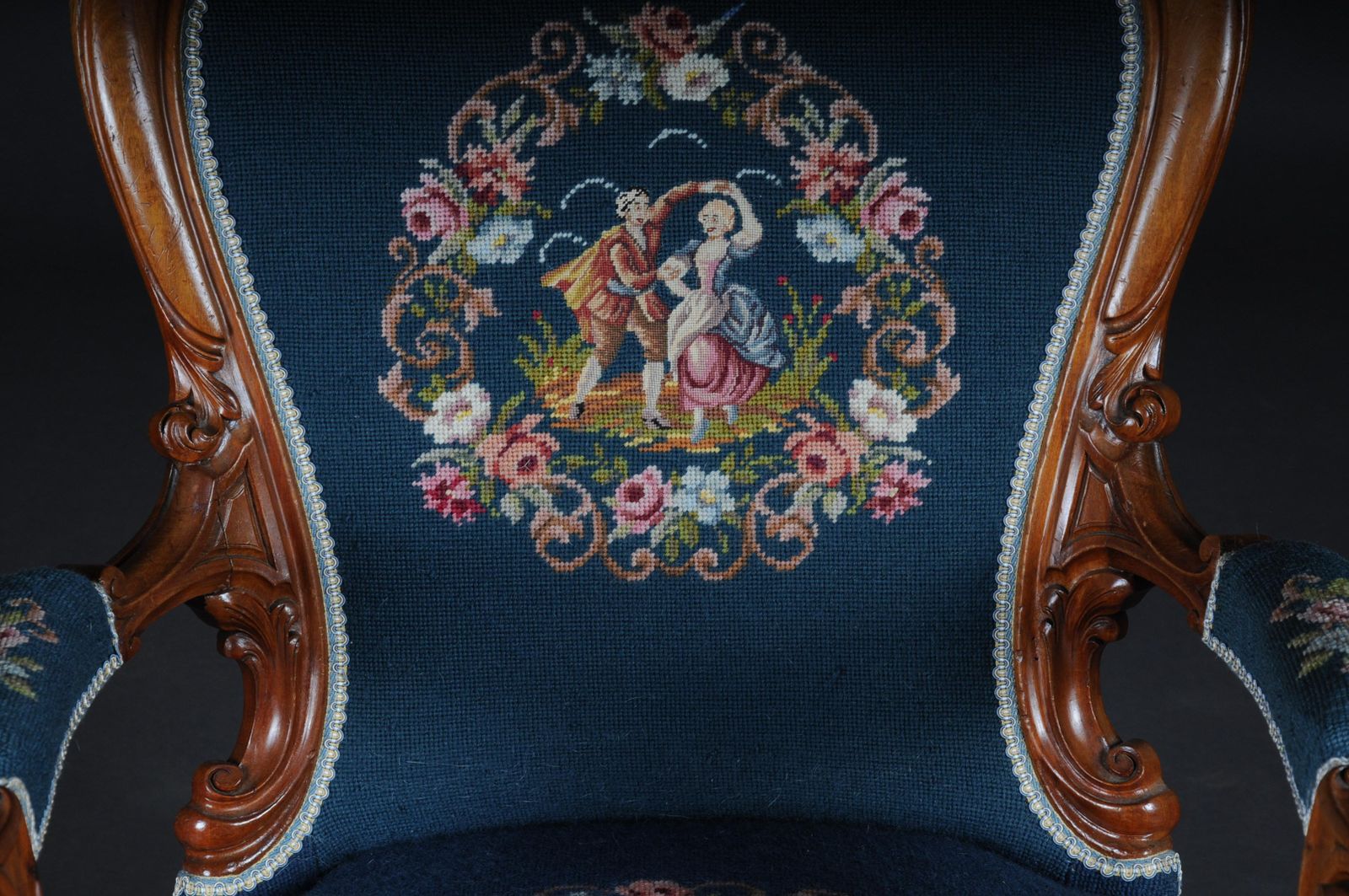 20th Century Biedermeier Armchair Louis Philippe, Circa 1855 photo 1111.0