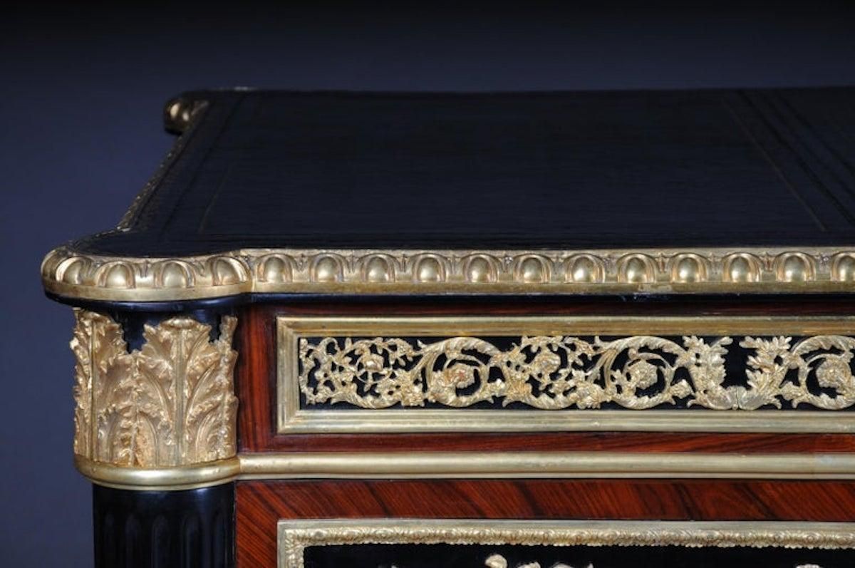 photo vinterior 20th Century Imperial Bureau Plat / Writing Desk In The Style Of Louis XVI