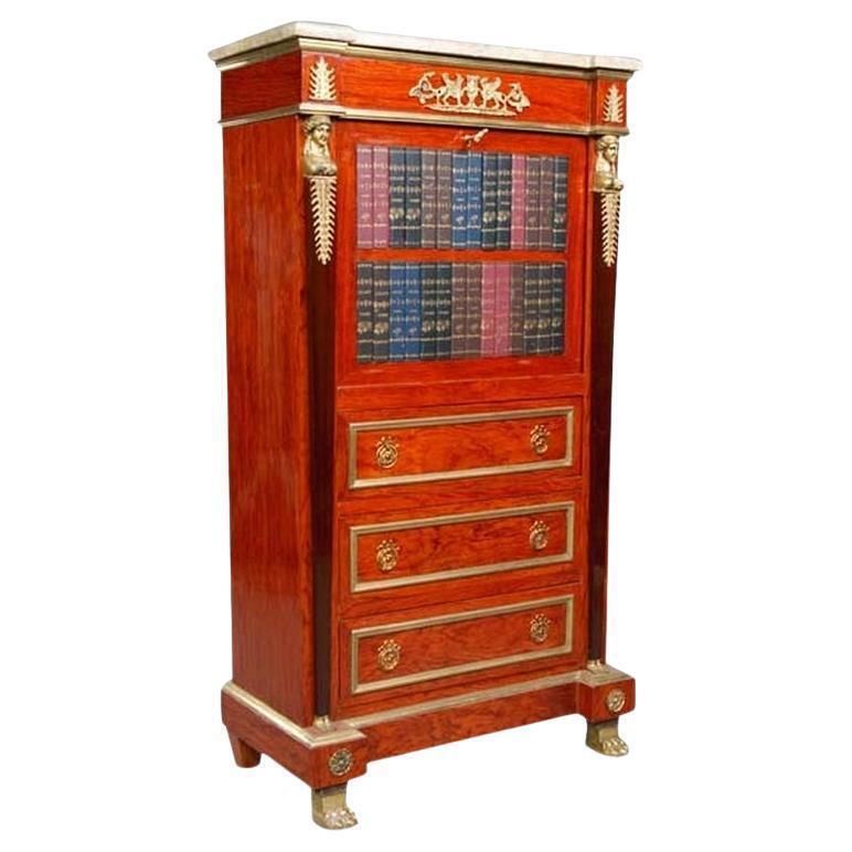 Extremely Decorative Secretary Empire Style With Dummies Books