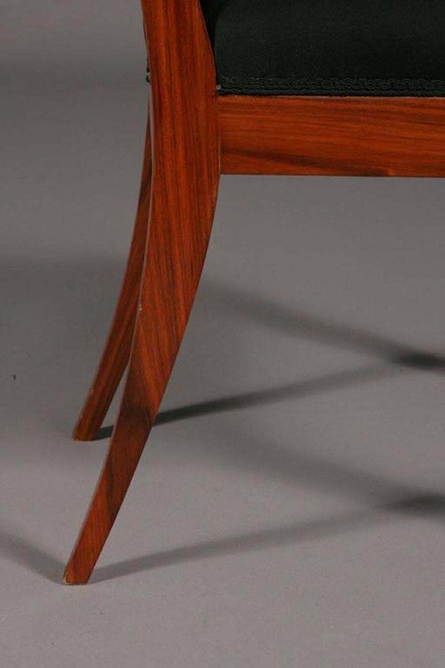 20th Century Neoclassical Style Light Palisander Chair photo 648.0