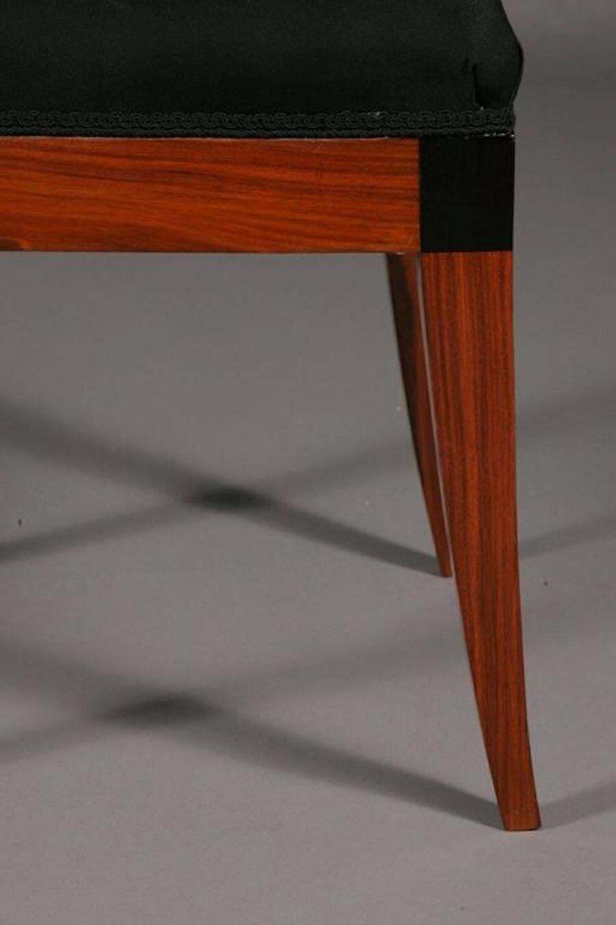 20th Century Neoclassical Style Light Palisander Chair photo vinterior