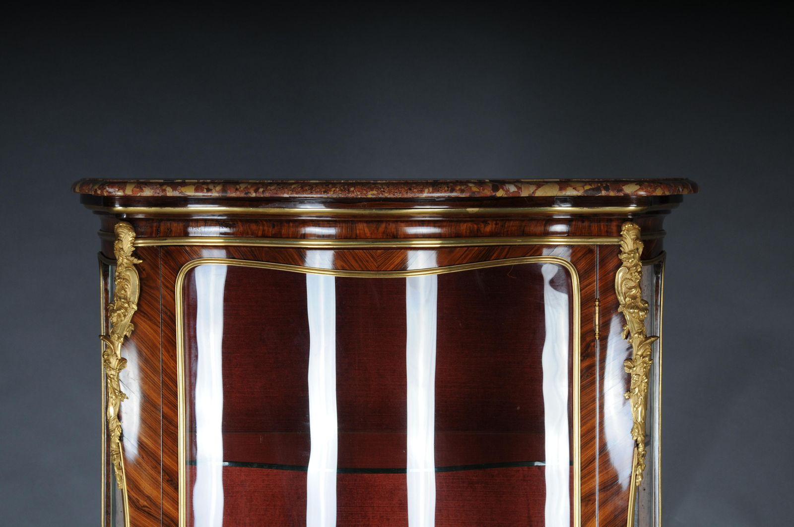 Antique Louis XV Display Cabinet Napoleon III, Paris, Around 1880 photo Furniture