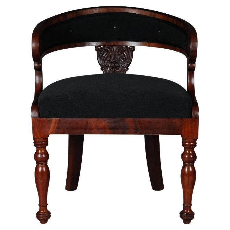 Antique Empire / Biedermeier Armchair, Circa 1810, Mahogany