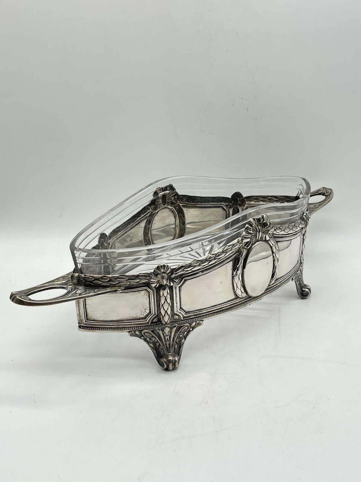 Exclusive Jardiniere Neoclassicism Germany Planter Glass Insert Plant Pot photo furniture