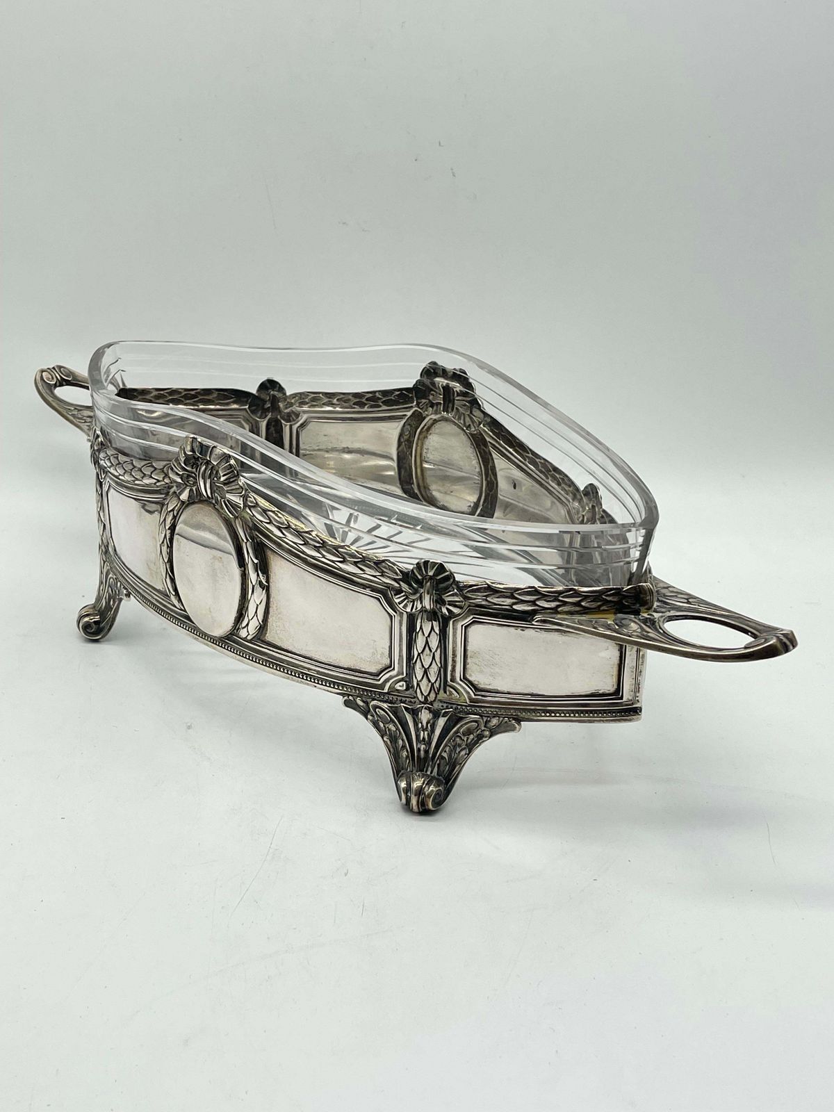 Exclusive Jardiniere Neoclassicism Germany Planter Glass Insert Plant Pot photo Home Decor