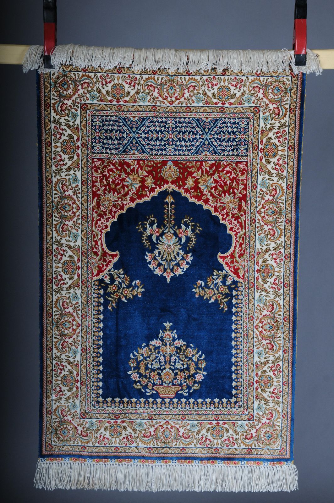 Anatolian Prayer Rug/Tapestry Cotton/Silk, 20th Century photo furniture