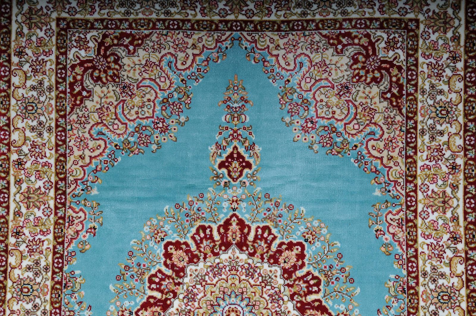 Anatolian Prayer Rug/Tapestry Cotton/Silk, 20th Century, Signed photo Textiles