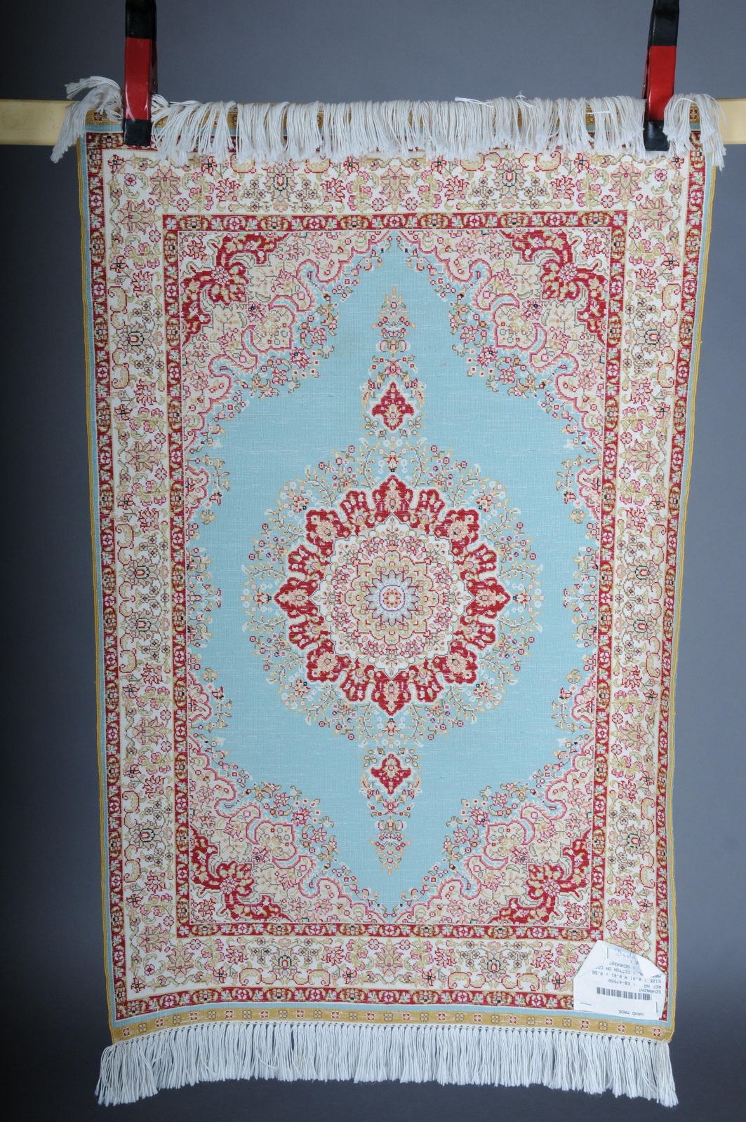 photo vinterior Anatolian Prayer Rug/Tapestry Cotton/Silk, 20th Century, Signed