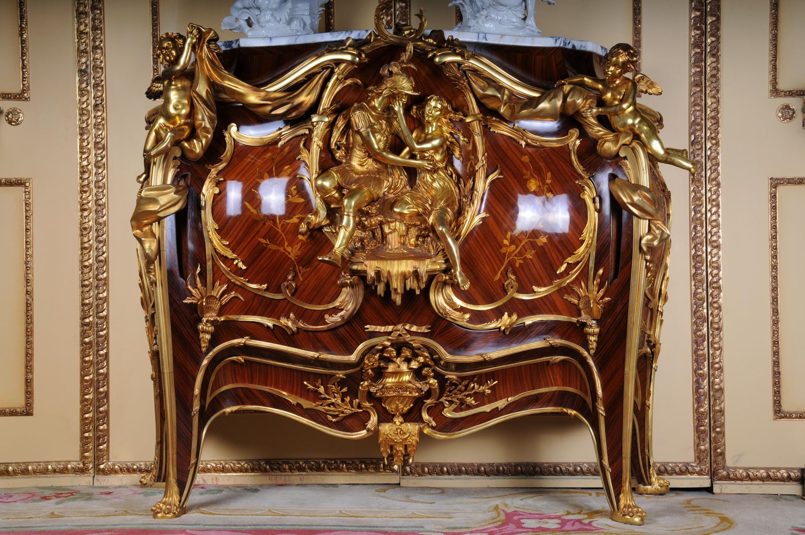 Majestic Chest Of Drawers Designed By Francois Linke & Leon Massagé, Paris photo for sale